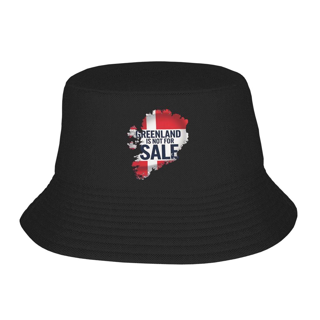 Not For Sale Greenland Bucket Hat Summer  Casual Fisherman Hats For Unisex Beach Travel Caps Hip Hop Pattern Visor Hats