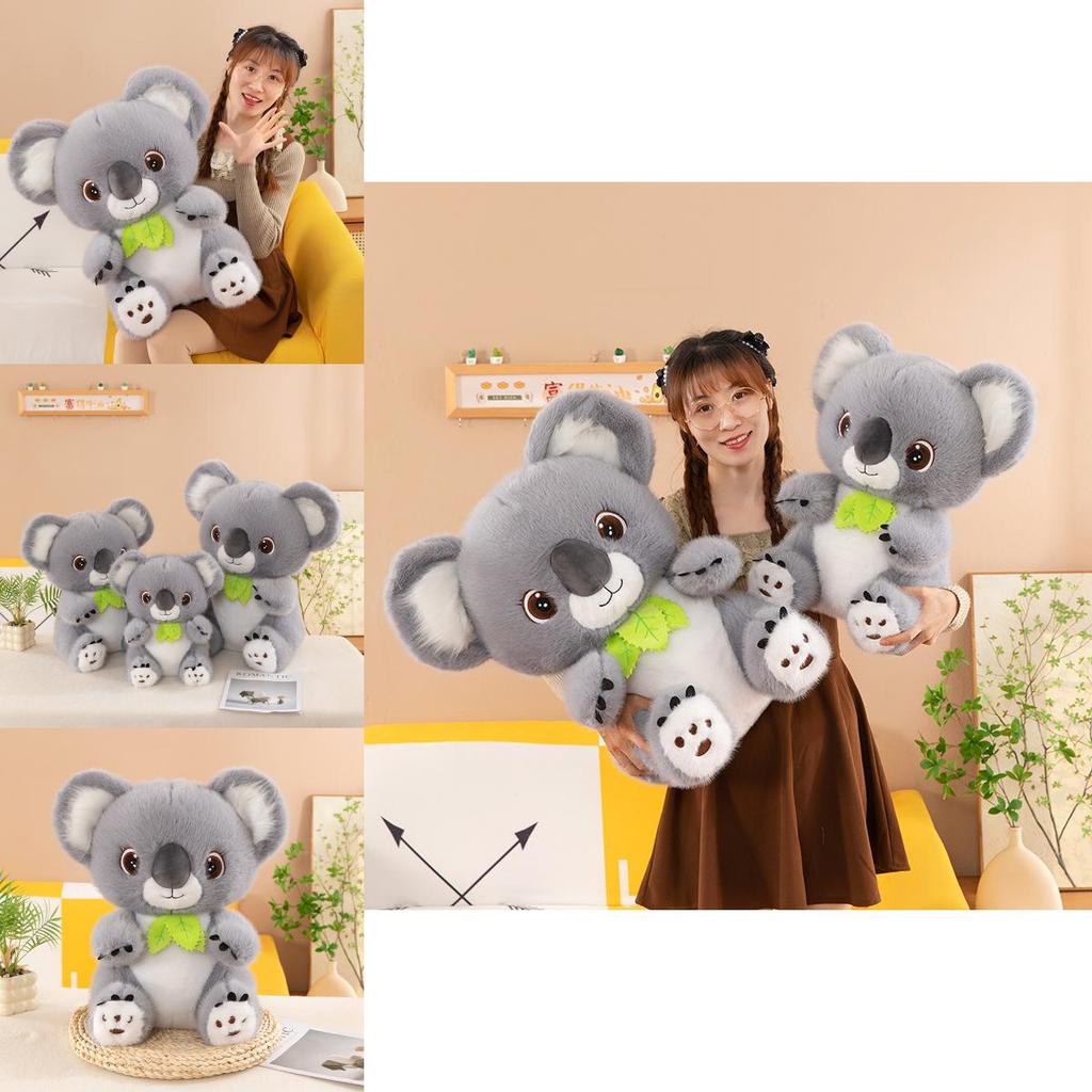 Adorable Koala Plush Toy Soft Stuffed Animal Doll For Kids Gift Cute Design