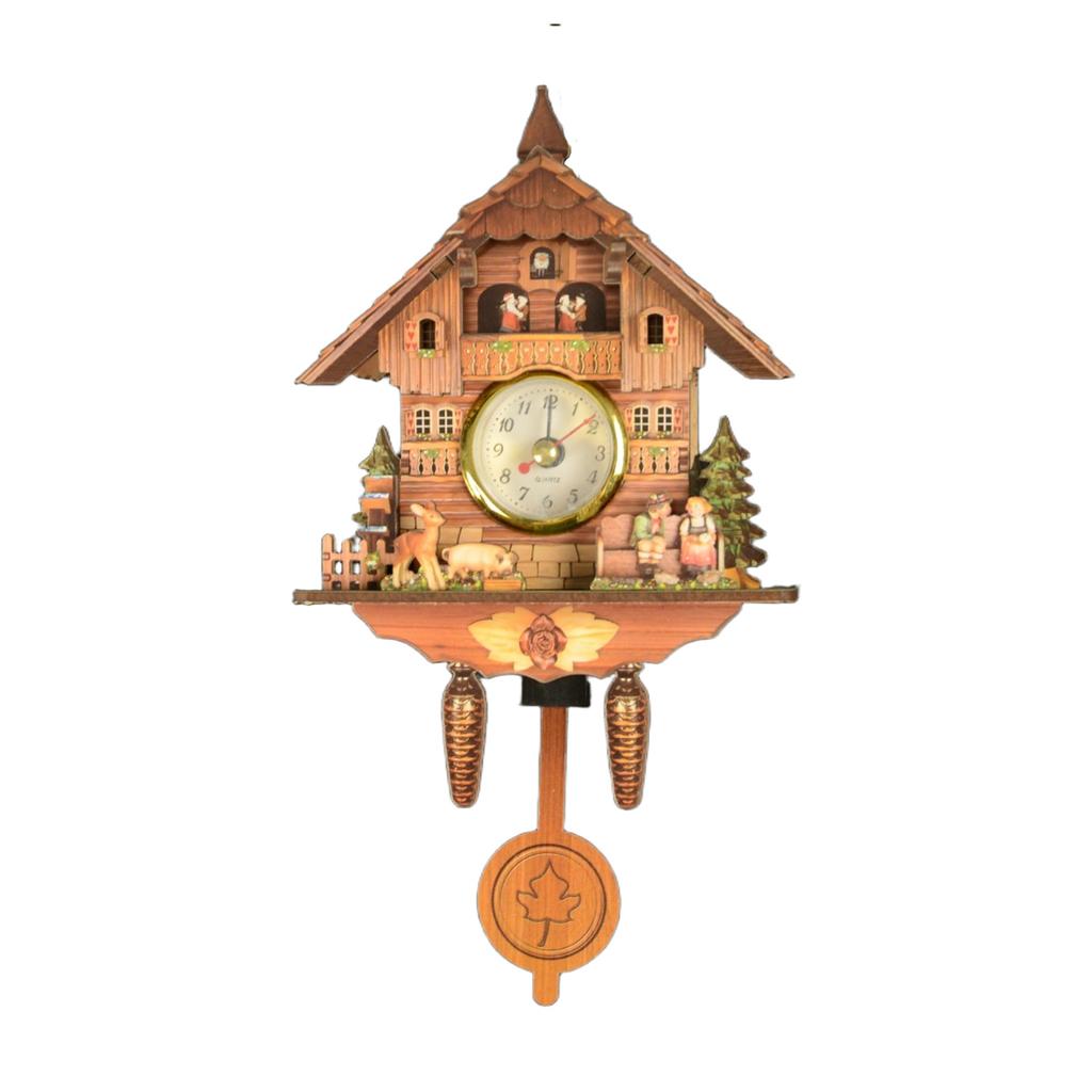Kuckucksuhr, Holzwanduhr, Heimdekoration, Quarzuhr, Heimdekoration