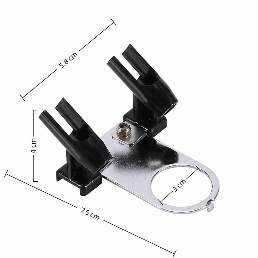Dual Head Airbrush Holder Sturdy Alloy Anti Slip Air Pump Stand Compact Multi Slot Dual Head Cradle Model Coloring