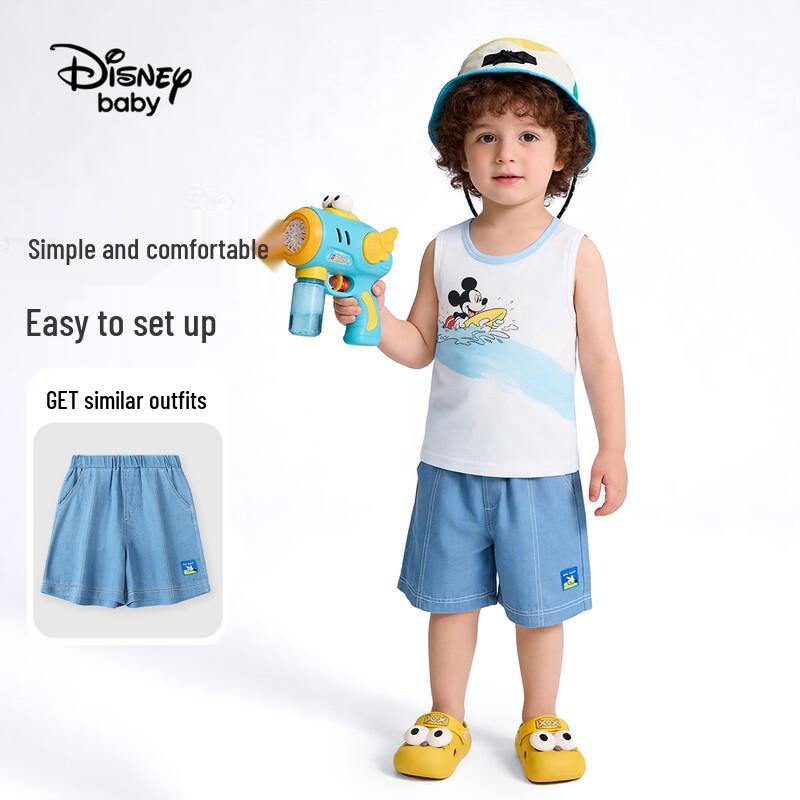 Disney Baby Boys' Pure Cotton Sleeveless T-Shirt