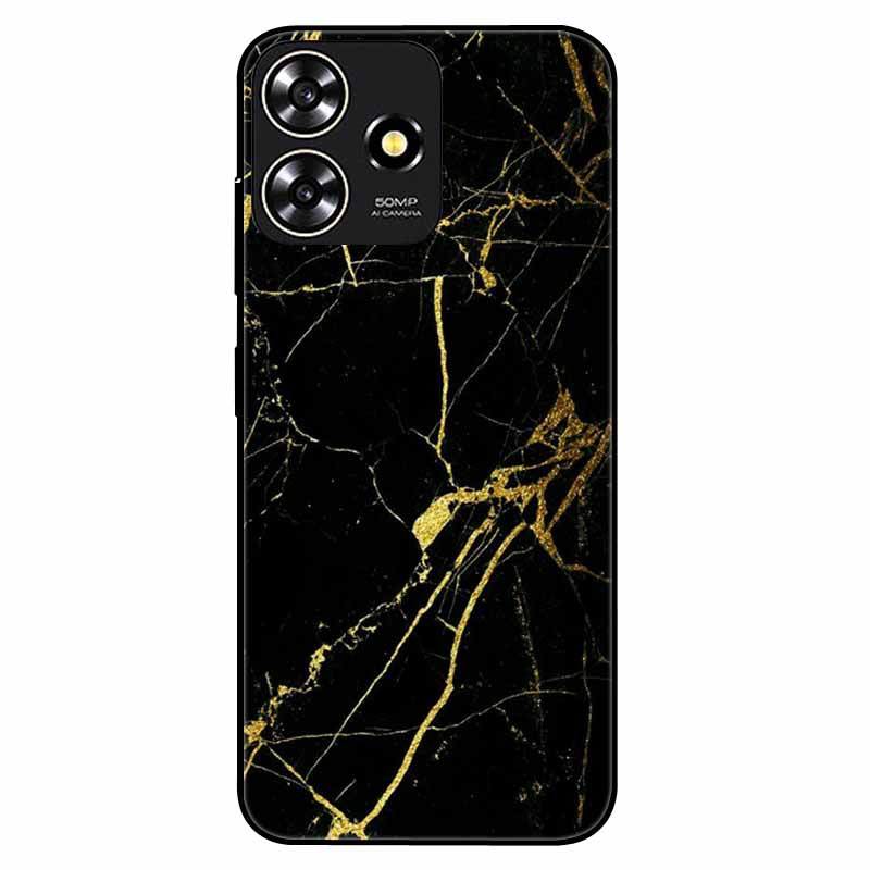 For ZTE Blade A73 4G Case 6.6'' Para Silicone Soft Cool Print Marble Phone Cover for ZTE BladeA73 A 73 4G Shockproof TPU Bags