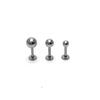 Stainless Steel Ball Cartilage Stud Earrings - 3/4/5mm Sizes