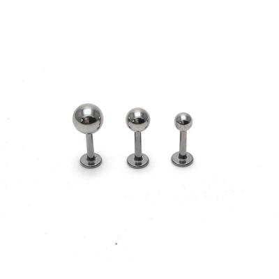 Stainless Steel Ball Cartilage Stud Earrings - 3/4/5mm Sizes