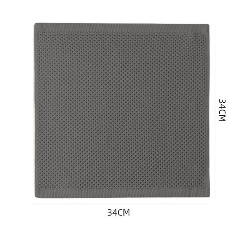Household Cleaning Cloth Kitchen Cleaning Towel Absorbent Lightweight Breathable Cleaning Rags 34x34cm for Window Pan Dishes