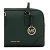 Michael Kors Thompson Brand Letter Logo Cow Leather Handbag Medium Size Unisex Couple Size Green