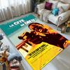 1PC City Poster with Gunman Carpet for Living Room Bedroom Sofa Home Decor Rus Non-slip Floor Mat Luxury Gift