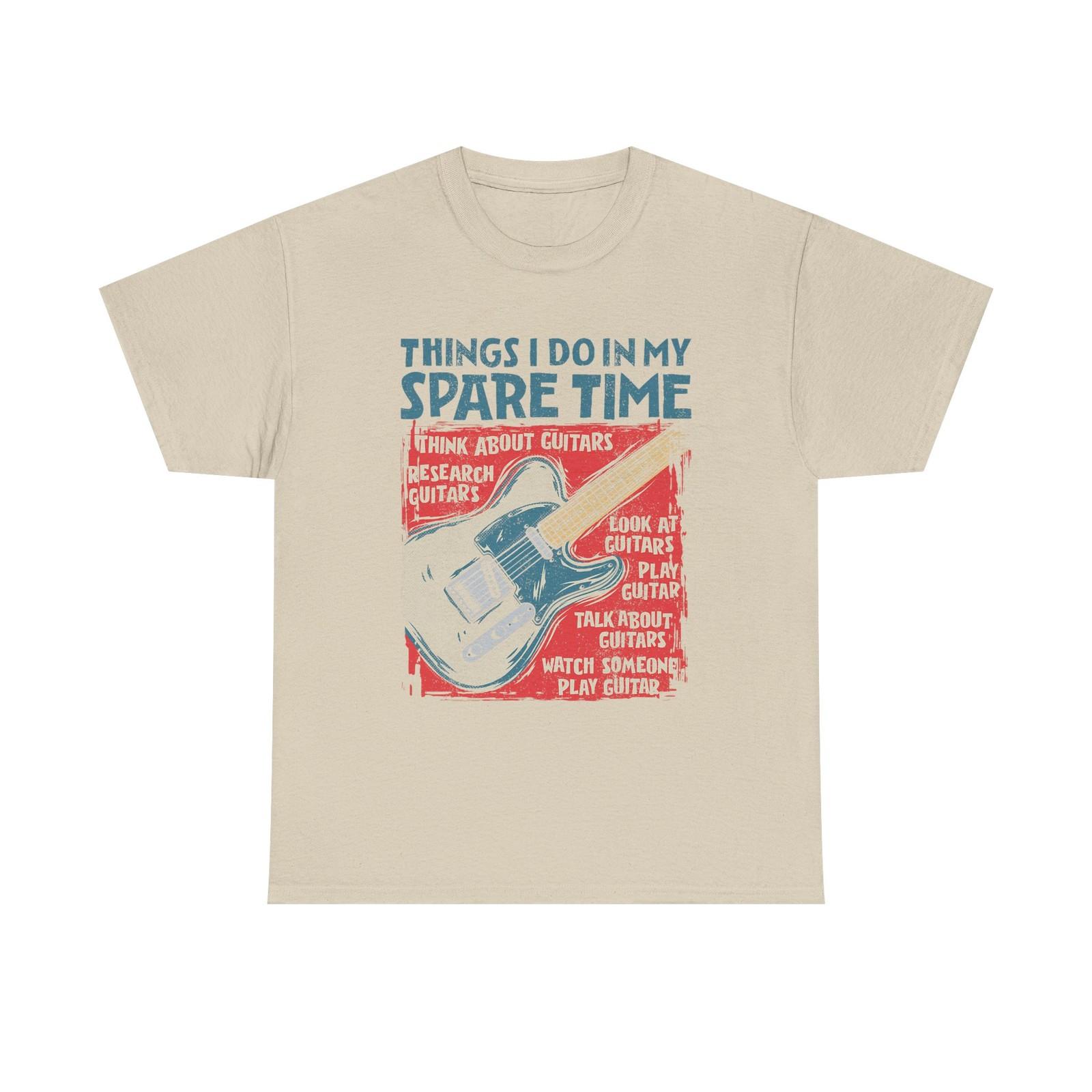 

Guitarist Tee Shirt - Things I Do in My Spare Time - Guitar T-Shirt Gift S