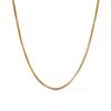 Women's Western Style Ins Trendy Minimalist Non-fading Round Mesh Chain Titanium Steel Necklace