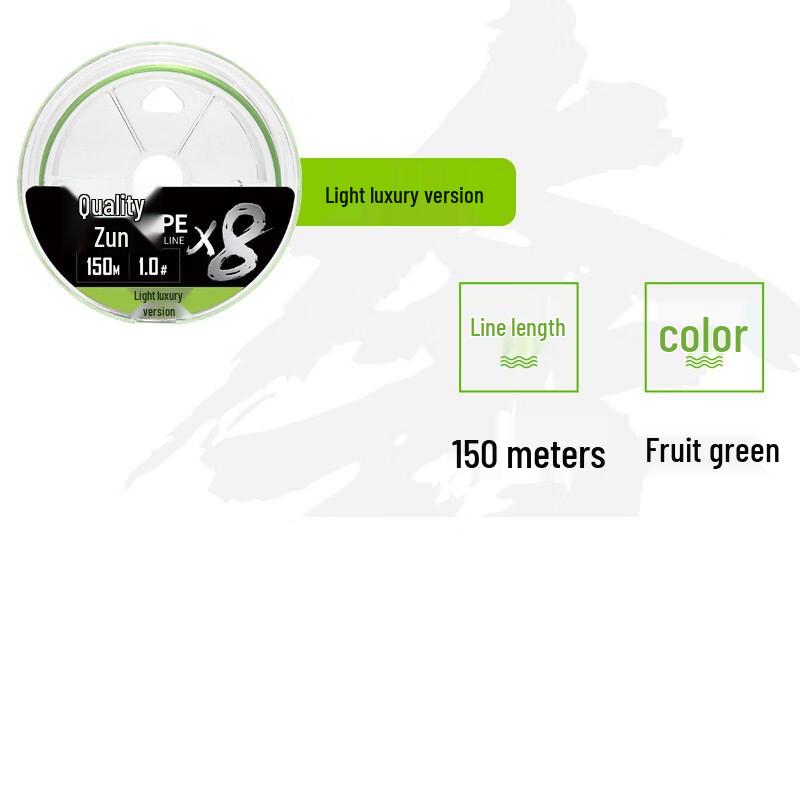 Oeny Long Cast Braided PE Fishing Line 1.0