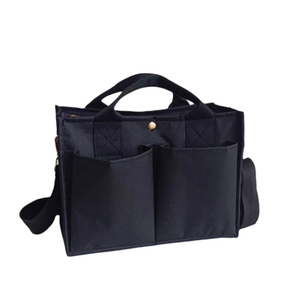 

Adjustable Shoulder Strap Diaper Bag Large Capacity Tote Bag Mother and Baby чёрный