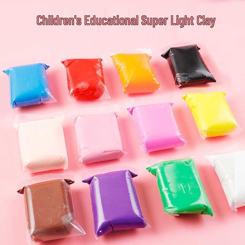 12-Color Space Clay Set: 30g Handmade DIY Play Dough for Kids