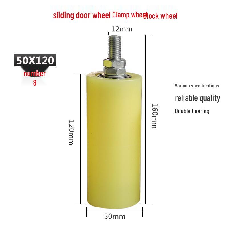 Nylonové kladkové kolečko posuvných dveří pro elektrickou dráhu a dopravníkový pás