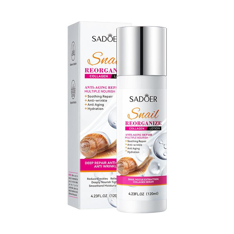 Snail Lotion 120ml SADOER Collagen Moisturizing Moisturizing Lotion 120ML
