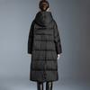 Large size women's new down jacket women's medium and long over the knee loose thickened white duck down winter coat
