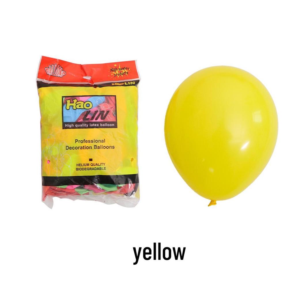 12-Inch Matte Latex Balloons - 2.8g Round for Party Decor
