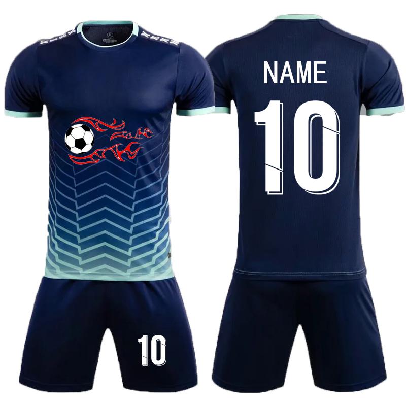 Children Football Jerseys Men Boys Soccer Clothes Sets Short Sleeve girls Football Uniforms Adult Kids Soccer Jersey Tracksuit