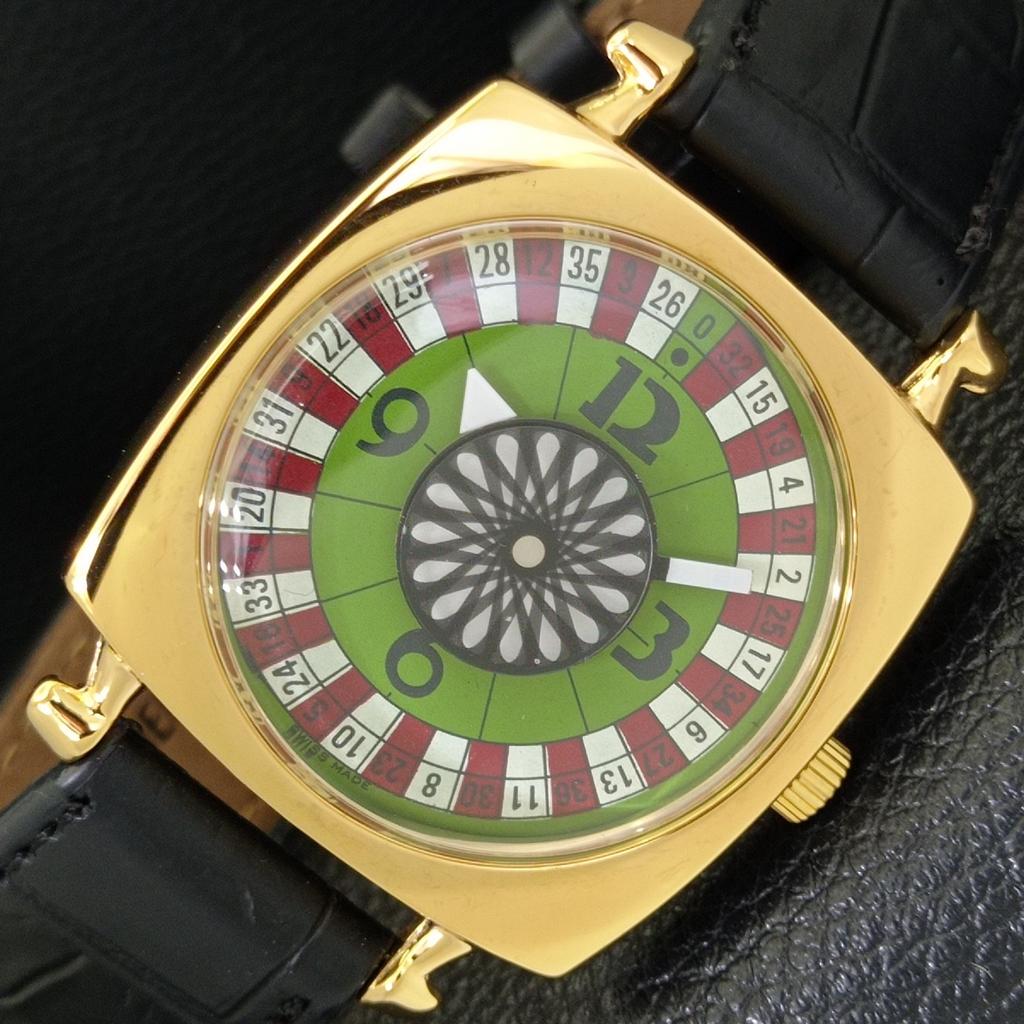 

ВИНТАЖНЫЕ ШВЕЙЦАРСКИЕ МУЖСКИЕ ЧАСЫ С РУЧНЫМ ЗАВОДОМ И ЗЕЛЕНЫМ ЦИФЕРБЛАТОМ «ПОКЕР ФЕЙС» a701135-5 R205b-a701135