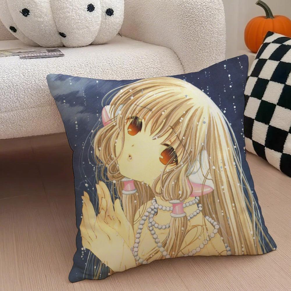 CChobits Cushion Cover Throw Pillow Cover Hidden Button Durable Polyester Chair Cushion