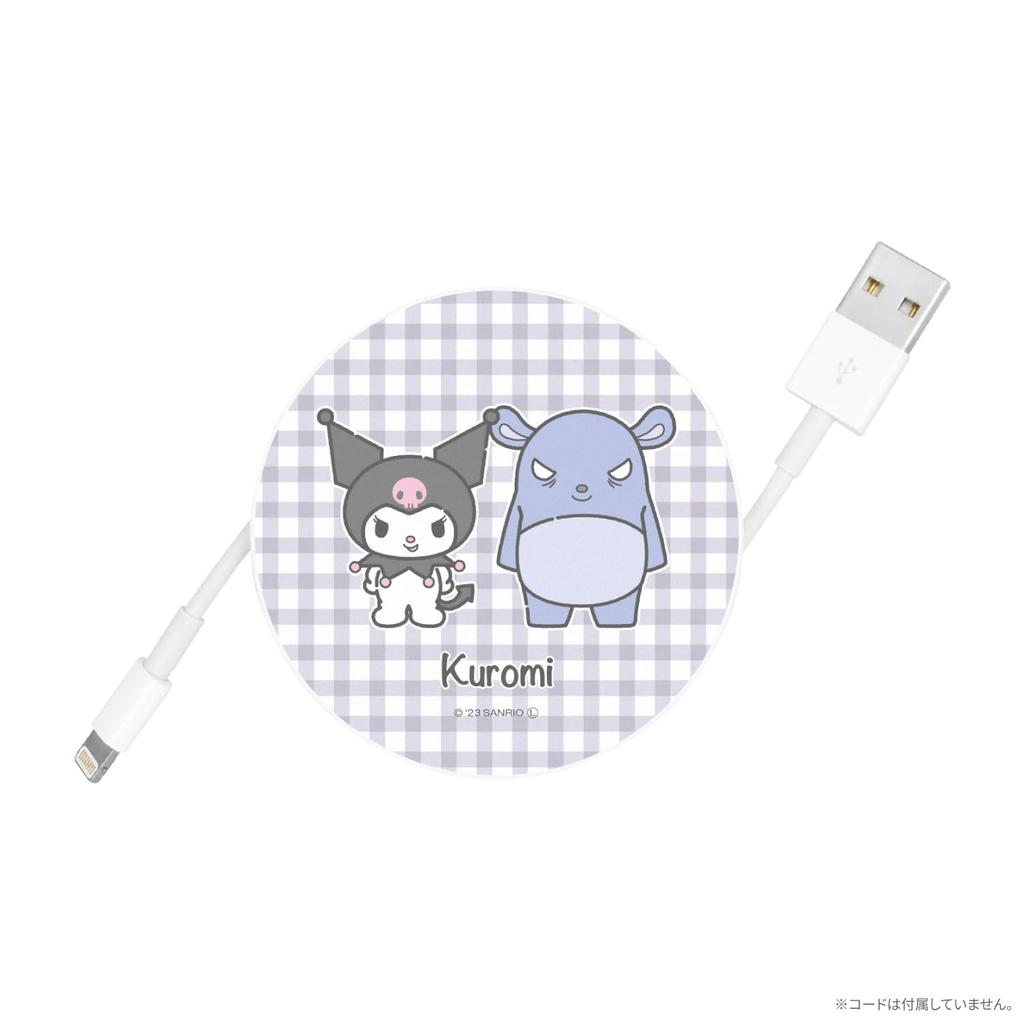 Gourmandise Sanrio Characters Code Reel Case Kuromi SANG-312KU