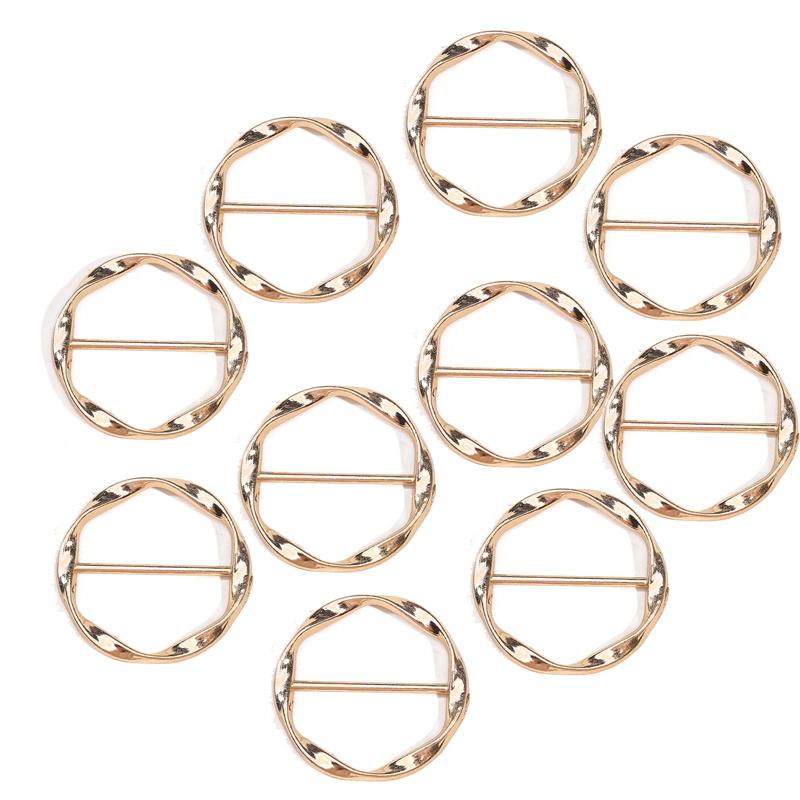 Knotenschnallen Hemd Eckknopf Kleidung Taillenknöpfe Kleidung Tighting Seidenschal Knoten Zubehör Fest