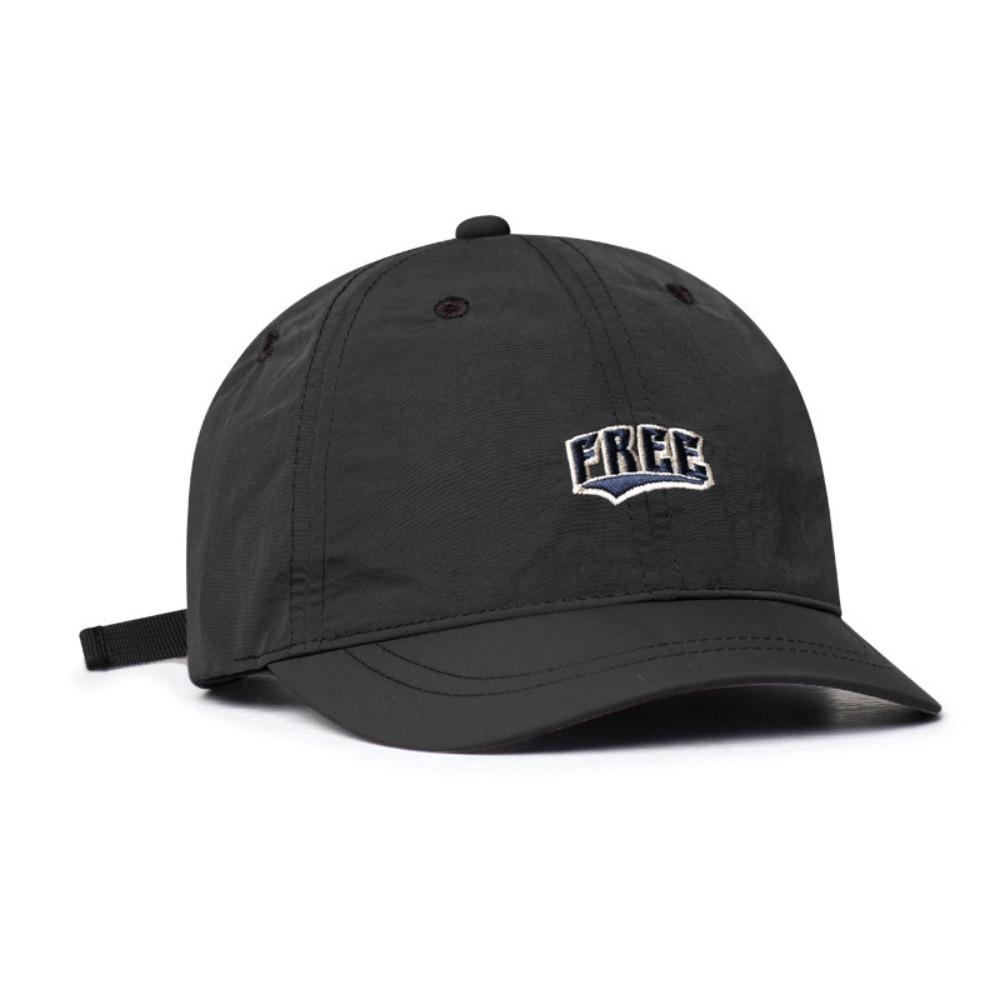 

Japanese Short Brim Baseball Cap Quick-Drying Casual Visor Hat Fashion Men Peaked Cap Women чёрный