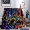 Ninja Turtles Adventure Throws Blanket Flannel Blankets Plush for Couch Bed Gifts for Men Women Travel picnic blanket Christmas fan gifts