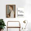 Poster Astratti Ragazza Retrò Stampe Galleria Pittura su Tela Interno Arte Murale Nordico Immagini Per Soggiorno Decorazione Casa