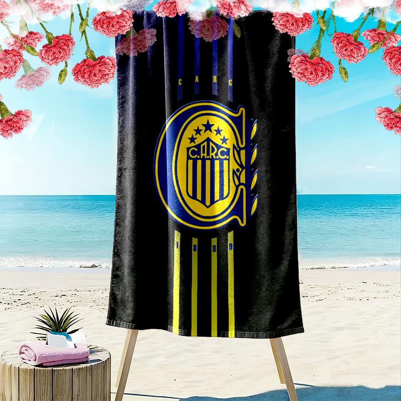 Carc 1889 Print Beach Towel, Large Soft Quick Dry Towel for Beach Camping Swimming