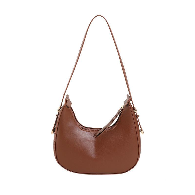 Stylish Urban Chic Small Pu Shoulder Bag 2023 Summer Trendy Underarm Bag For Women