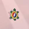 Cartoon Turtle Eyecatching Brooch Unique Alloy Pin For Rock Music Enthusiasts