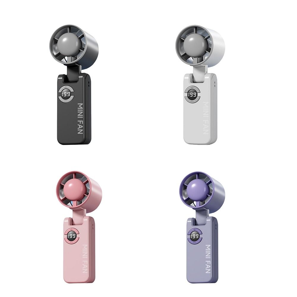 High-Speed Foldable  Handheld Fan Portable Small Electric Fan Pocket Turbo Fan  Camping