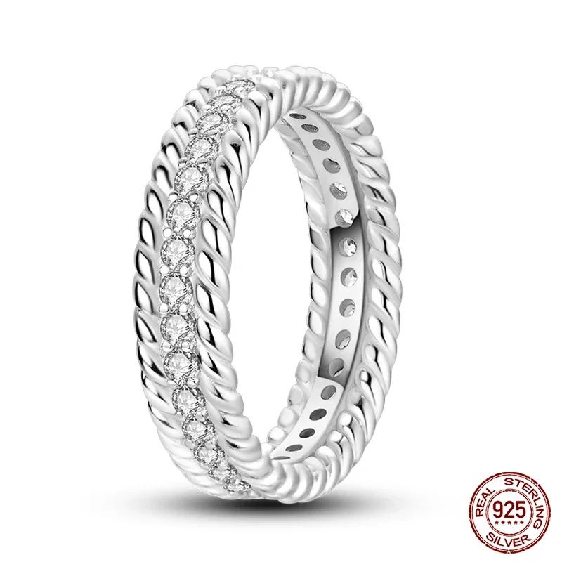 butterfly flower snake Original Luminous Firefly Rings Eternal Heart-Shaped Zircon Rings Fine Wedding Jewelry Gifts
