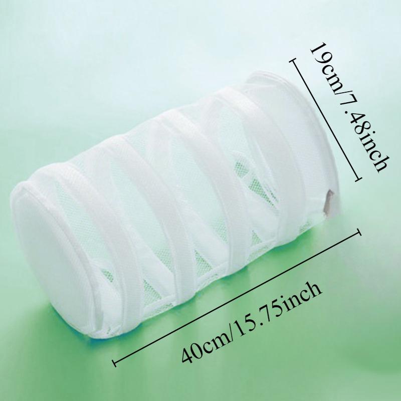 New Lazy Shoe Washing Bag Cylindrical Washing Machine Polyester Cotton Washing Bag Shoe Protection Anti Deformation Washing Bag