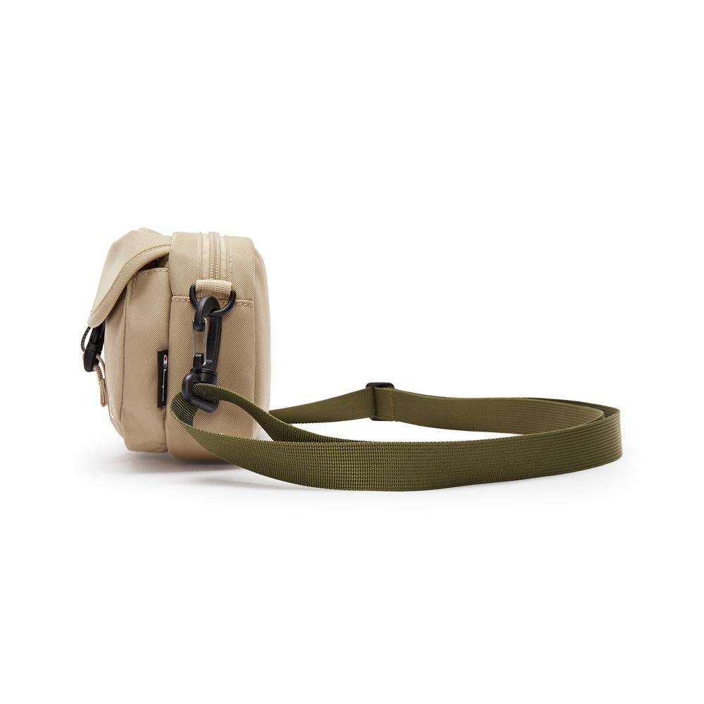 New Champion Fabric Backpack Crossbody Bag Regular Unisex Khaki/Black U4BACPU23