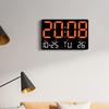 Multifunctional Large Screen Clock: Wall & Tabletop Use, Simple Style for Living Room with Alarm 0717