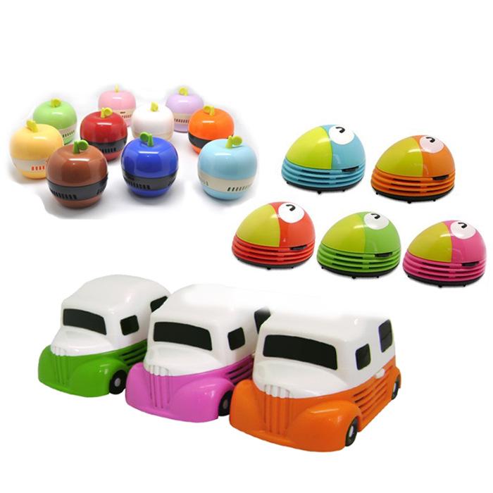 Mini Beetle Strawberry Desktop Vacuum Cleaner – Cute Creative Gift