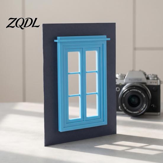 Studio Photo Props Window View Photography Prop, Paned Helper, Scene Background Frame Prop for Outdoor Pictures Travel Vacation Social Media