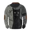 Men'S Outdoor Zipper Long Sleeved Sportswear Casual Sweatshirt