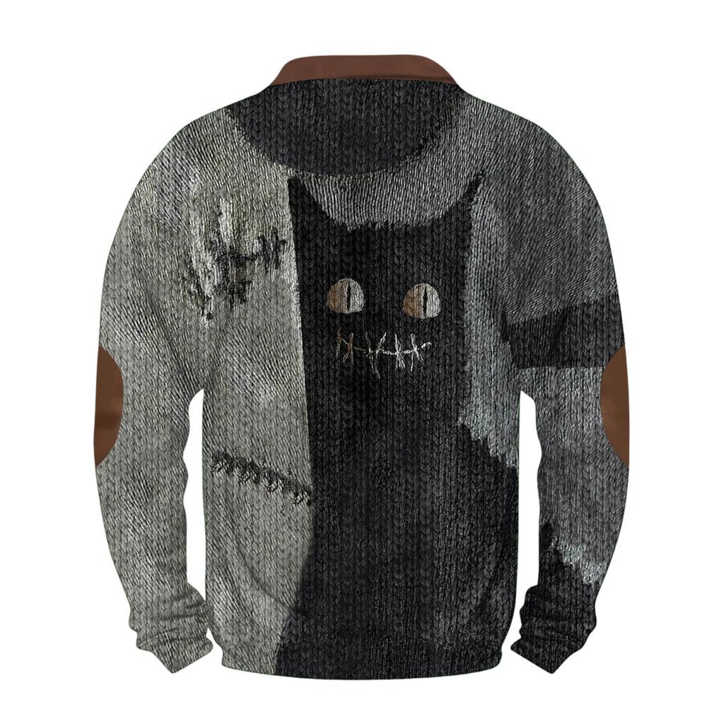 Men'S Outdoor Zipper Long Sleeved Sportswear Casual Sweatshirt