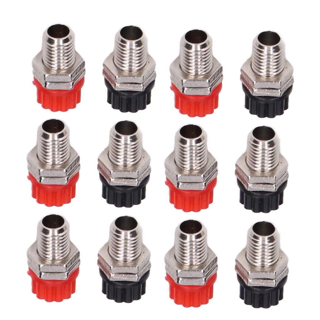 20Set Connector Binding Post Nickel Plated Brass Banana Socket Jack Teaching Instrument Accessories