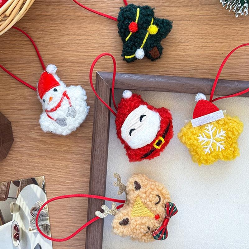 Weihnachtsbaum Anhänger Plüschtiere Weihnachtsmann Weihnachtsbaum Kamera Anhänger Raum Rucksack Dekoration Kinder Weihnachtsgeschenk