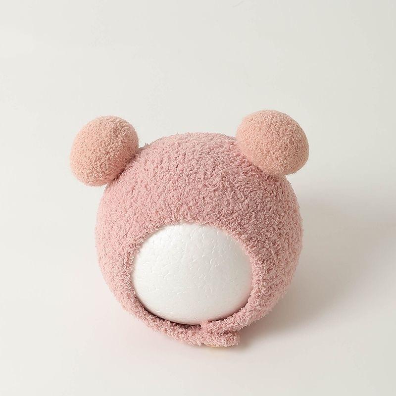Baby Hat Autumn and Winter Super Cute Baby Head Hat Newborn Cute Ear Hat Winter Warm Plush Hat Tide