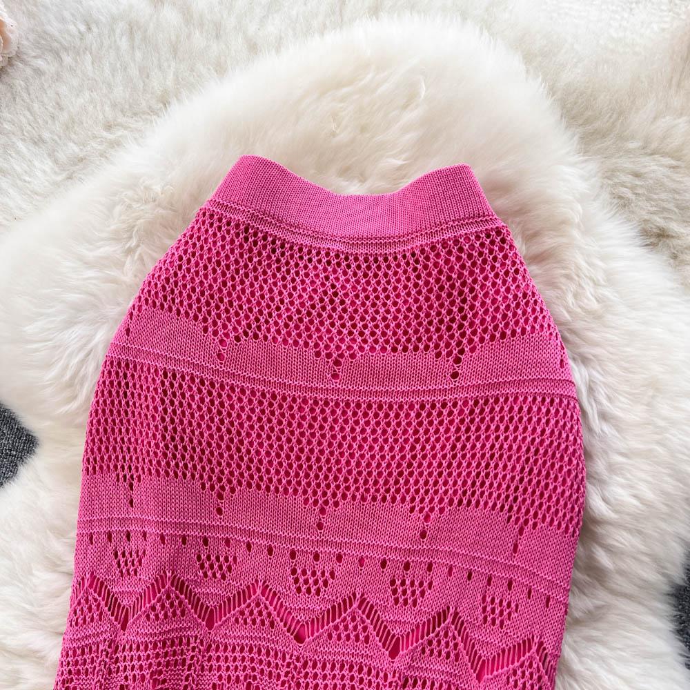 Autumn and Winter New Korean Medium-length Paragraph Elastic Hip Hook Flowers Wisp Niche Irregular Half-body Skirt