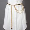 Contemporary Chain Metal Waist Accessory For Women To Elevate Dress And Shirt Looks