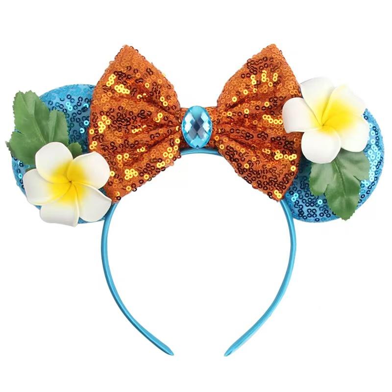 Newest Mouse Ears Headband Kid Adult Festival Party Sequins HairBow Hairband Women Girl Hair Accessories Gift