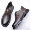 Elevator Shoes Business  Men Sneakers Height Increase Insole 5Cm Man Lift  Tall  Leather Spring Autumn