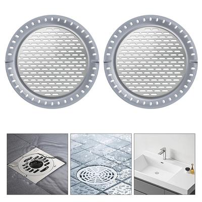 NonClogging Shower Drain Cover Set Made of 304 Stainless Steel for Bathrooms