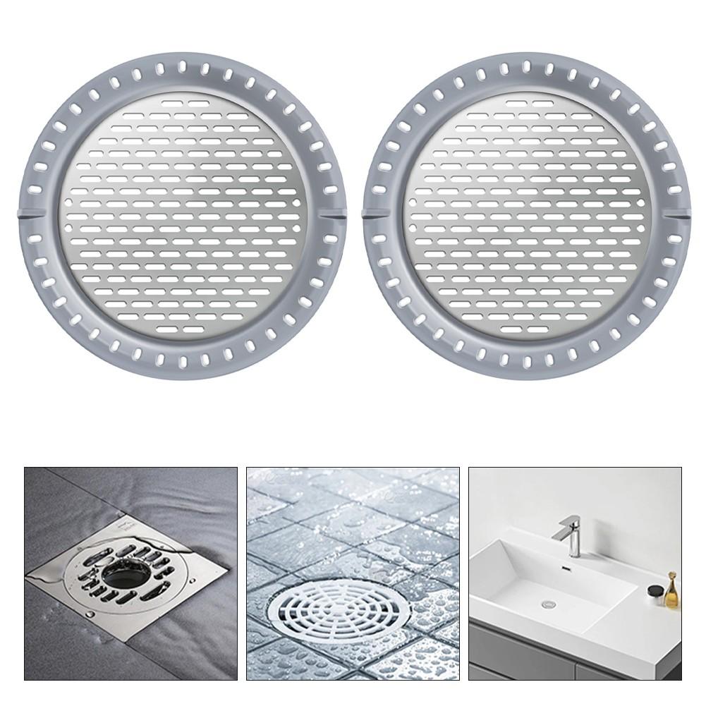 

NonClogging Shower Drain Cover Set Made of 304 Stainless Steel for Bathrooms