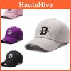 Embroidery D Letters Peaked Cap Outdoor Breathable Men Women Sun Show Small
